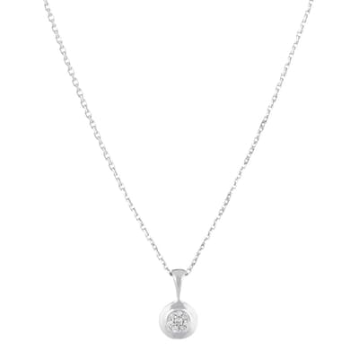 Silver Bomb Pendant Necklace