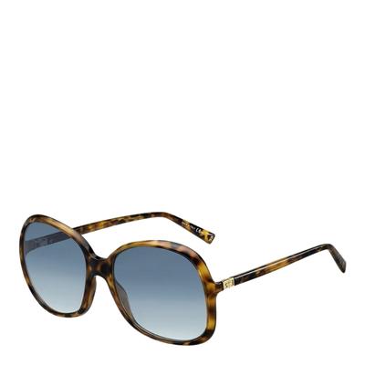 Womens Havana/Blue Givenchy Sunglasses 60mm