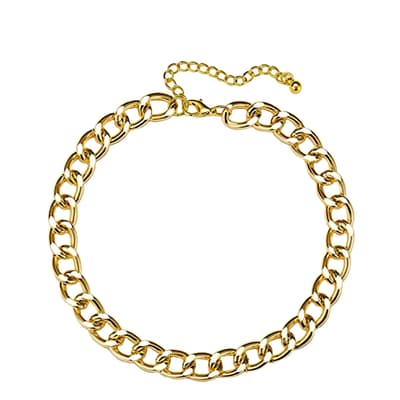 18K Gold Link Necklace