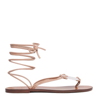 BEI-TRENCH REESE FLAT SANDALS