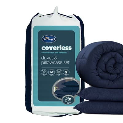 Coverless Bedset 10.5 Tog Double, Navy