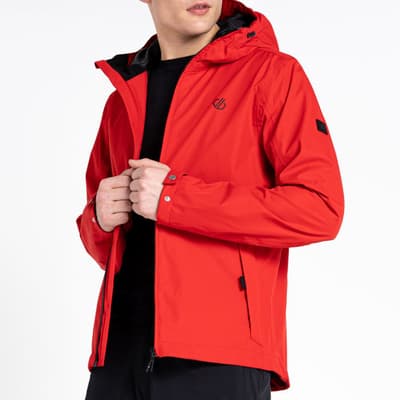 Red Diluent Waterproof Jacket