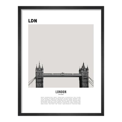 London II 28x36cm Framed Print