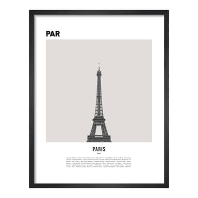 Paris II 28x36cm Framed Print