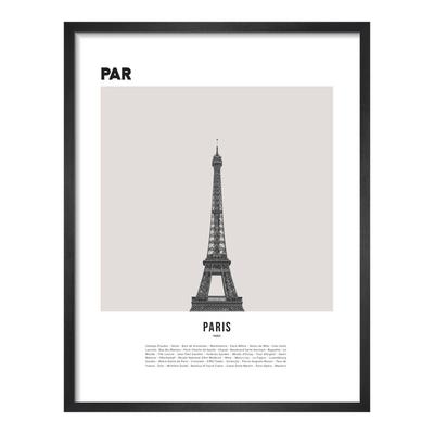 Paris II 28x36cm Framed Print