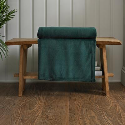 Snuggletouch 140x180cm Throw, Dark Green