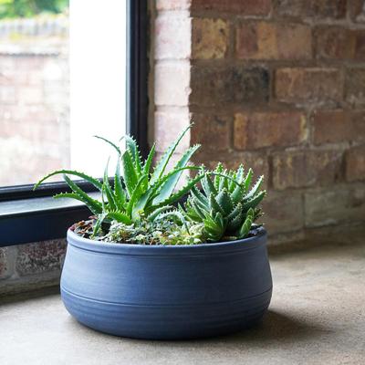 Kew Handthrown Statement Bowl Azurite, 38cm