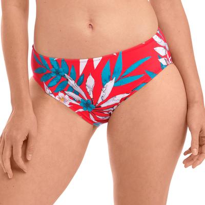 Pomegranate Santos Beach Mid Rise Bikini Brief