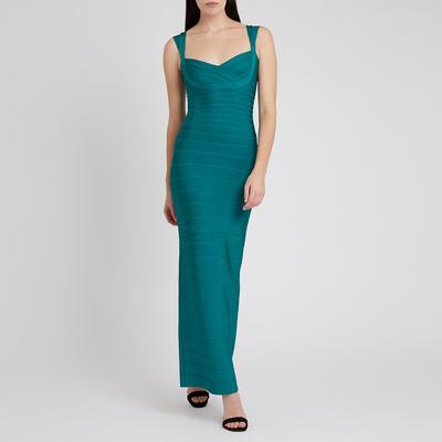 Alpine Green Sweetheart Bandage Gown