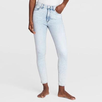 Blue Nina High-Rise Skinny Stretch Jeans