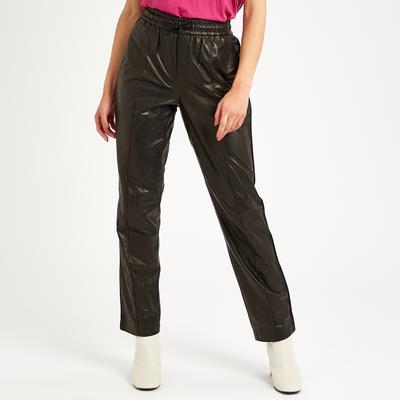 Black Farris Leather Trouser