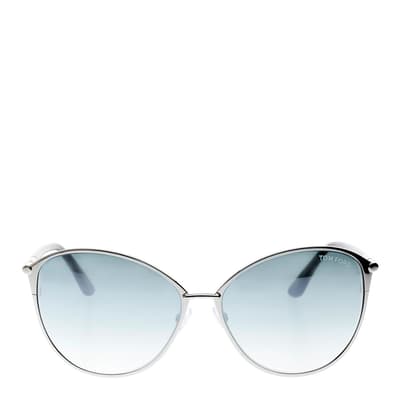 Women's Shiny Palladium Tom Ford Sunglasses 59mm