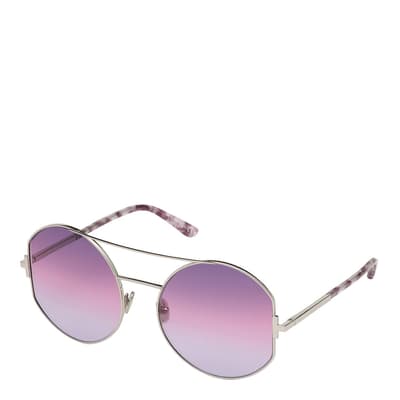 Women's Shiny Palladium Tom Ford Sunglasses 60mm