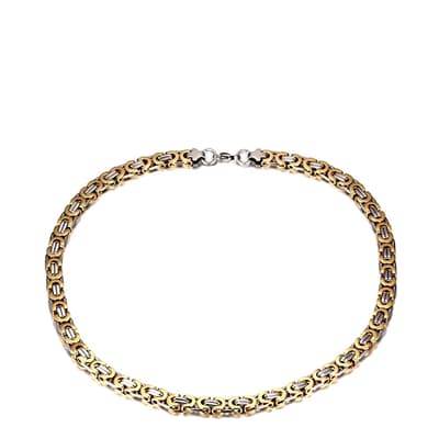 18K Gold Two Tone Necklace