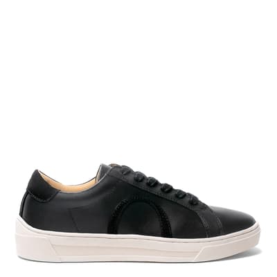 Black Leather Cyrpress Trainers