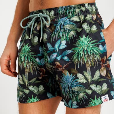 Multi Forest Print Swim Shorts