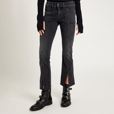 Black Slandy-Bell Stretch Jeans