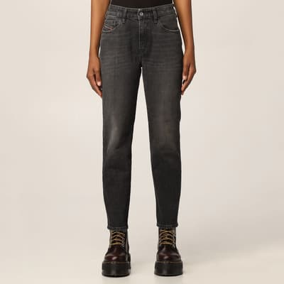 Washed Black D-Joy Tapered Stretch Jeans