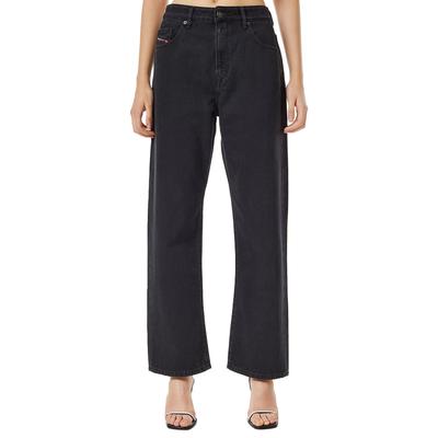 Black D-Reggy Culotte Style Jeans