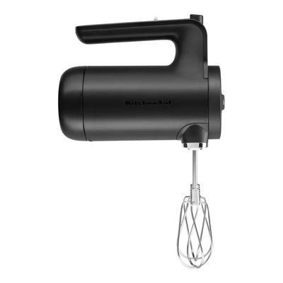 Matte Black Cordless Hand Mixer