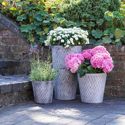 Outdoor Chatsworth Zinc Planter, 20cm