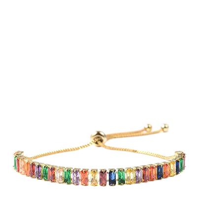 18K Gold Multi Stone Bracelet