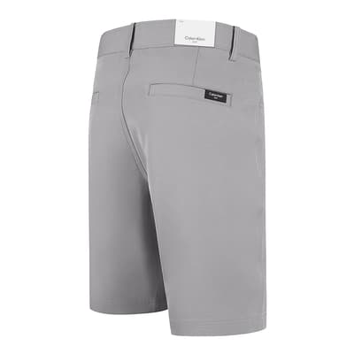 Silver Stretch Golf Shorts