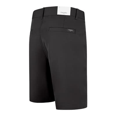 Black Stretch Golf Shorts