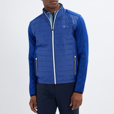 Blue Quilted Insulated Padded Jacket