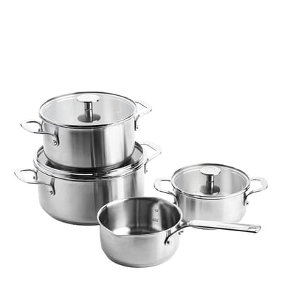 Set of 5  Stainless Steel Non Stick Cookware Set