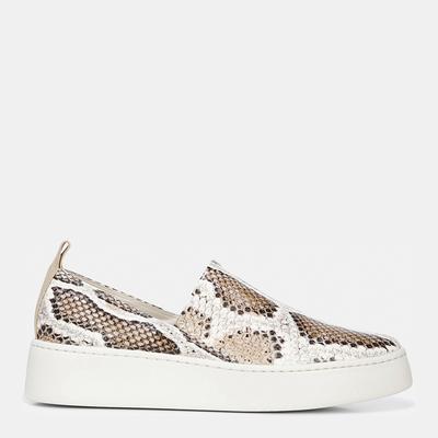 Women s Snakeprint Saxon 2 Slip On Trainers BrandAlley