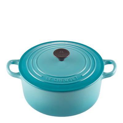 Teal Round Casserole Dish, 22cm