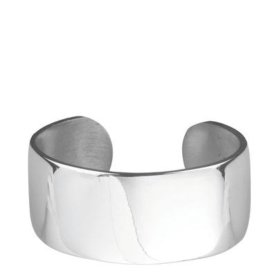 Silver Polish Cuff Bangle