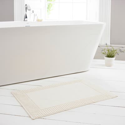 Bliss Bath Mat, Cream