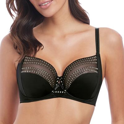 Black/Champagne Respect Fuller Figure Bra