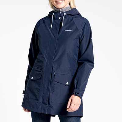 Navy Waterproof Shell Jacket