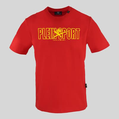 Red Logo Graphic Sport T-Shirt