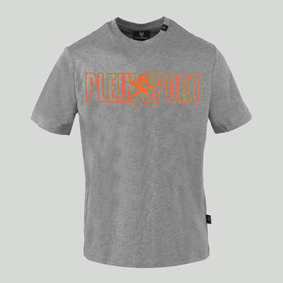 Grey Cotton Sport T-Shirt