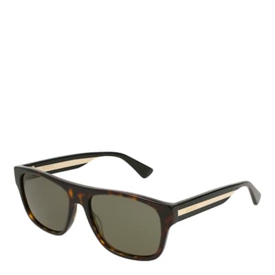 Men's Brown Gucci Sunglasses 56mm