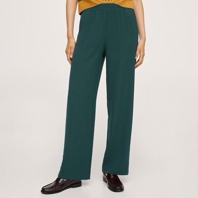 Green Elastic Waist Trousers