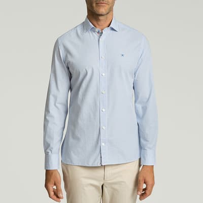 Light Blue Striped Cotton Shirt