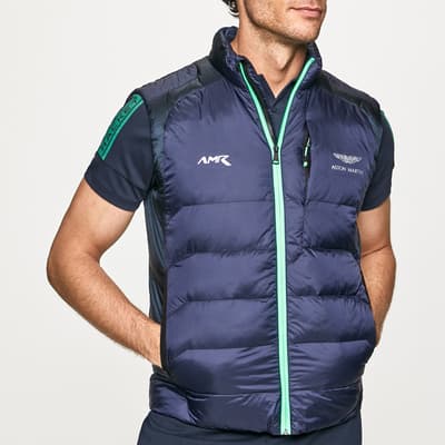 Blue Quilted AMR Gilet