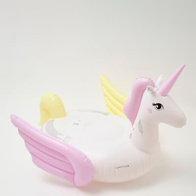 Luxe Ride-On Float, Unicorn Pastel