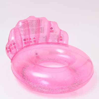 Luxe Pool Ring Shell, Bubblegum