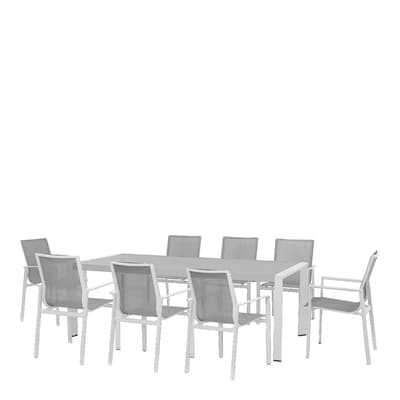 SAVE £274  - New York 8 Rectangular Dining, White