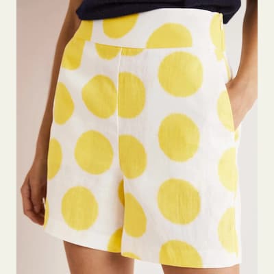 Lemon Spotted Georgina  Shorts
