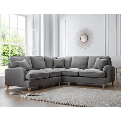 The Swift Corner Sofa, Manhattan Charcoal