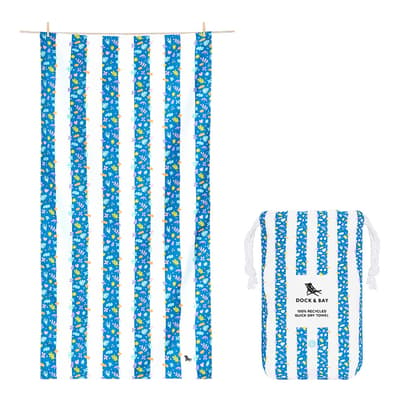Quick Dry Large Beach Towel, Tutti Fruity