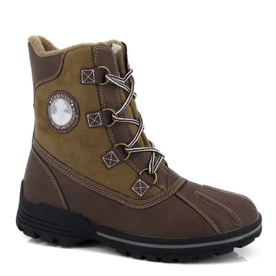 Brown Ziekel Waterproof Winter Boots