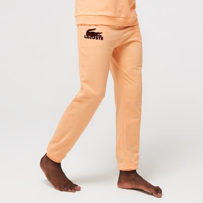 Orange Slim Leg Branded Joggers